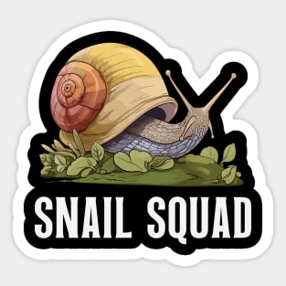 Snail Squad Sticker